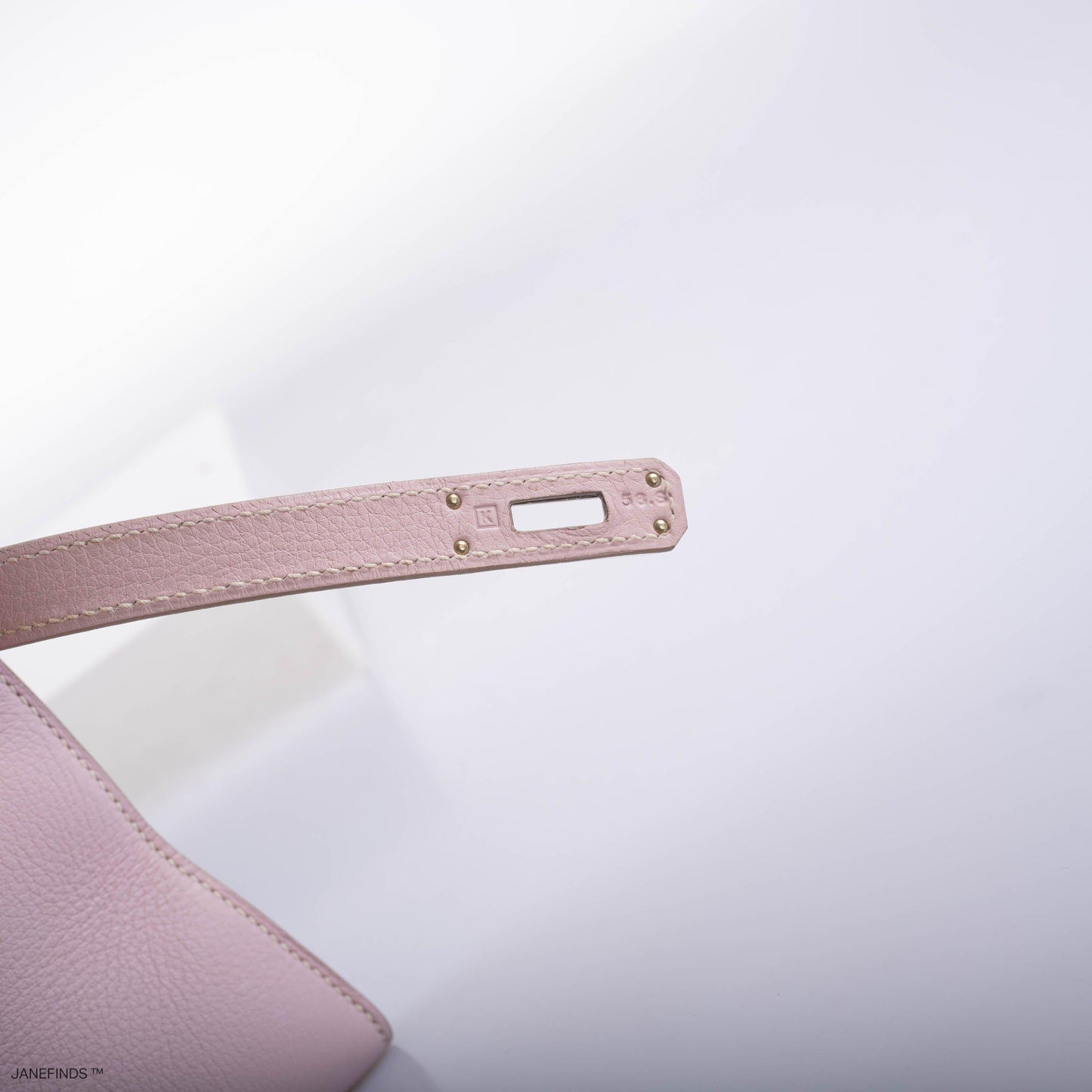 Hermes Kelly Longue Rose Dragee Evergrain with Palladium Hardware - 2007, K Square