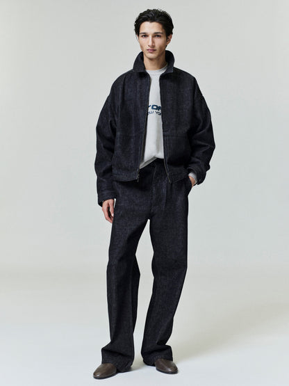 Fear of God Essentials Denim Full Zip Work Jacket