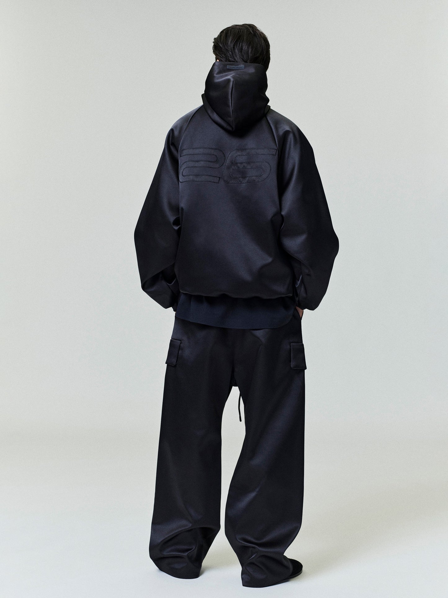 Fear of God Essentials Bonded Satin Wide Leg Field Pant