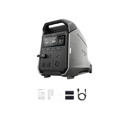 EcoFlow DELTA Pro 3 Portable Power Stations | 4096Wh | 4000W | 2600W Solar Inputs