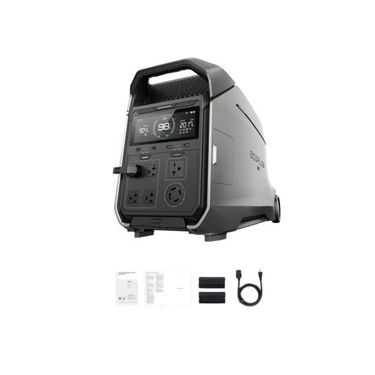 EcoFlow DELTA Pro 3 Portable Power Stations | 4096Wh | 4000W | 2600W Solar Inputs
