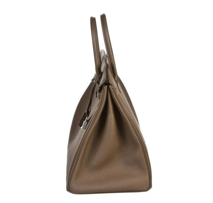 Hermes Birkin 40 Taupe Togo Leather Palladium Hardware