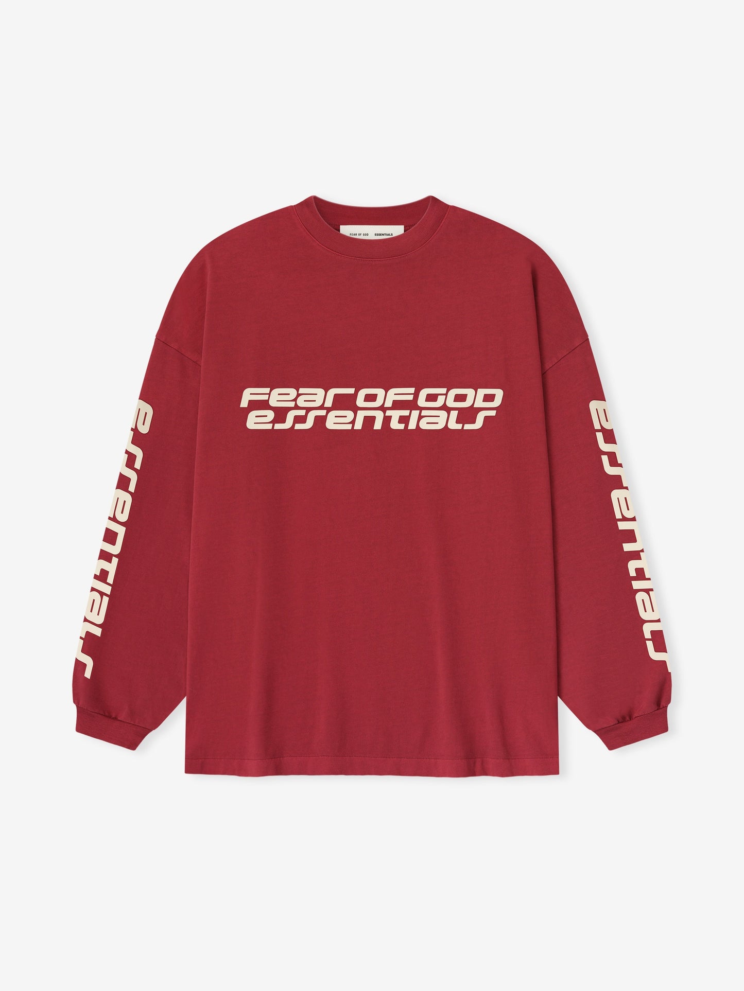 Fear of God Essentials 90s Oversized Long Sleeve Logo Tee