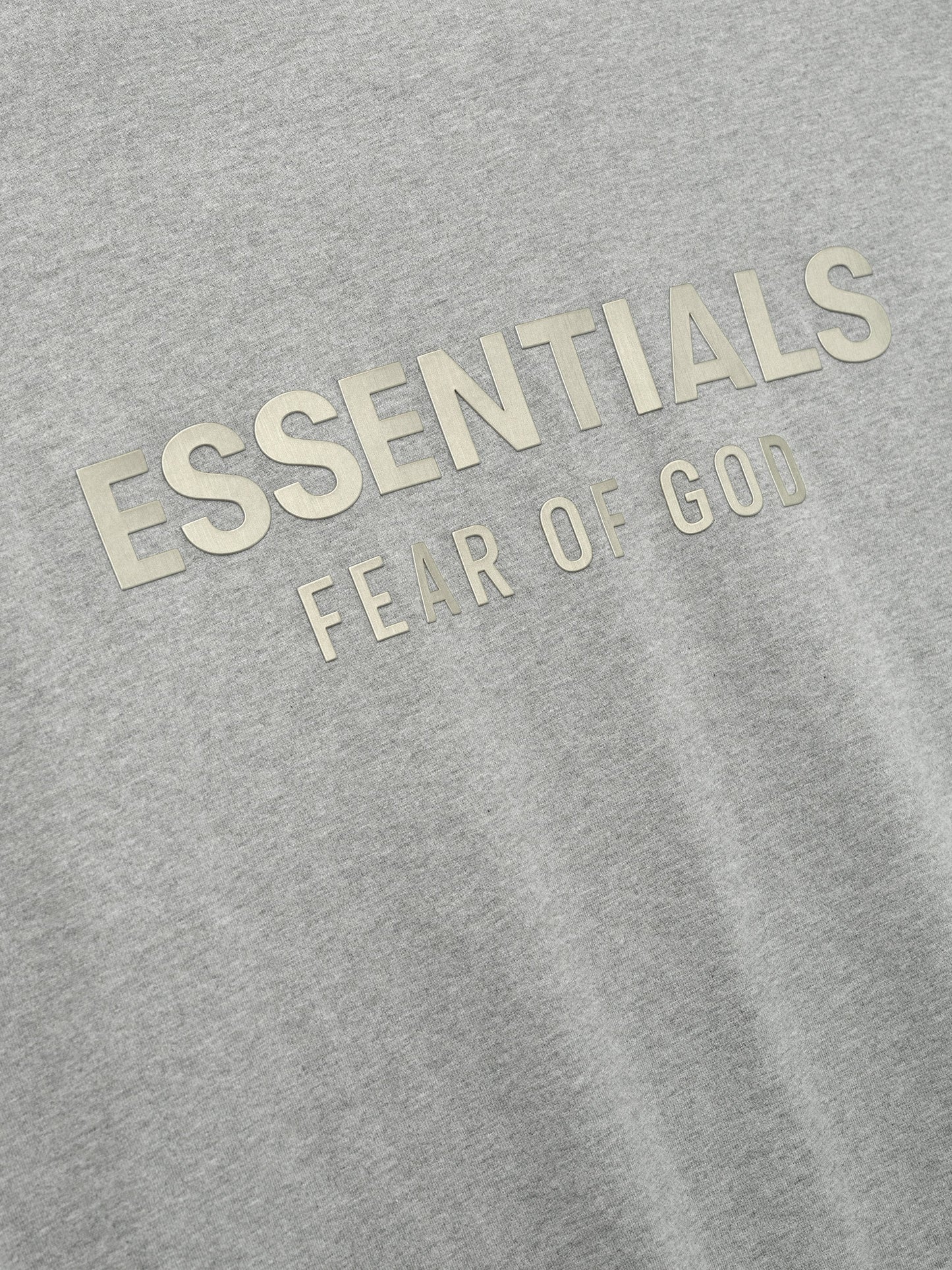 Fear of God Essentials Classic Cotton Tee with Metallic Logo