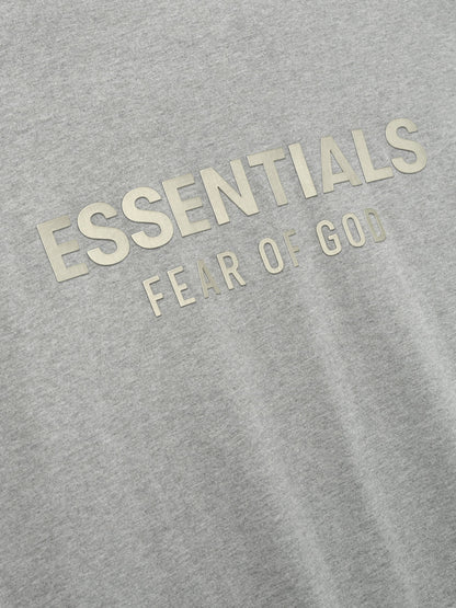 Fear of God Essentials Classic Cotton Tee with Metallic Logo