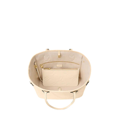 Louis Vuitton Neverfull MM Embossed Cowhide Leather