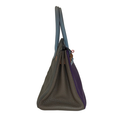 Hermès Birkin 30 Arlequin Bag PHW