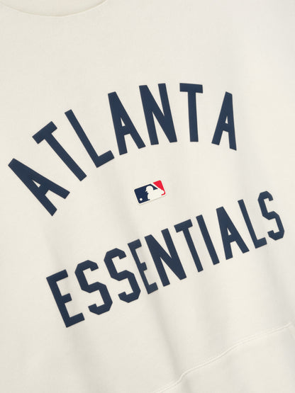 Fear of God Essentials Braves Sport Crewneck - MLB Fleece Pullover