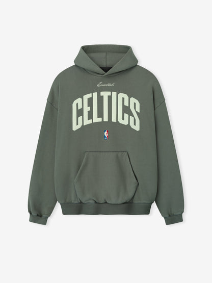 Fear of God Essentials x Boston Celtics 90s Fleece Hoodie