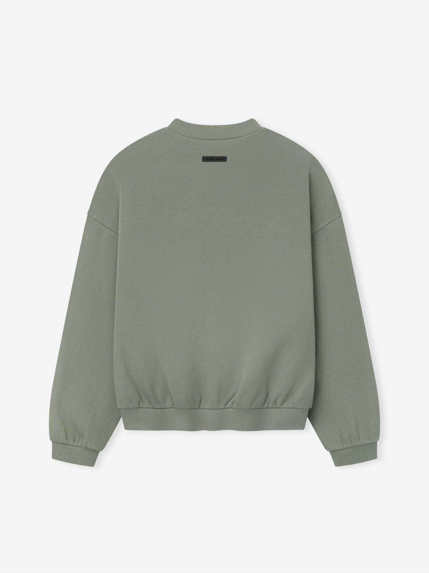 Fear of God Essentials 90s Fit Fleece Crewneck - Satin Twill Logo