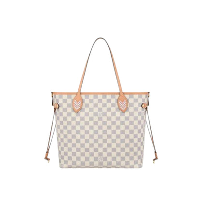 Louis Vuitton Neverfull MM Damier Azur Coated Canvas
