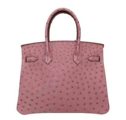 Hermes Birkin 30 Terre Cuite Ostrich Palladium Hardware