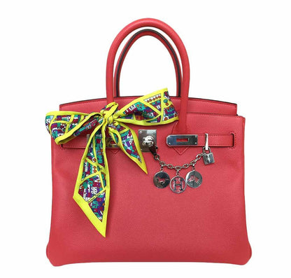 Hermes Birkin 30 Rose Jaipur Epsom Leather Palladium Hardware