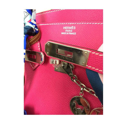 Hermes Birkin 35 Rose Tyrien Epsom Leather Palladium Hardware