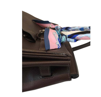 Hermes Birkin 35 Cacao Epsom Leather Palladium Hardware