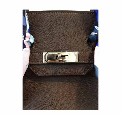 Hermes Birkin 35 Cacao Epsom Leather Palladium Hardware