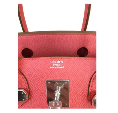 Hermes Birkin 30 Pink Flamingo Epsom Leather Palladium Hardware