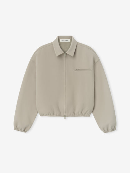 Fear of God Essentials Bonded Canvas Zip-Up Jacket