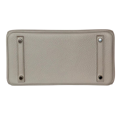 Hermes Birkin 30 Gris Perle Togo Leather Palladium Hardware