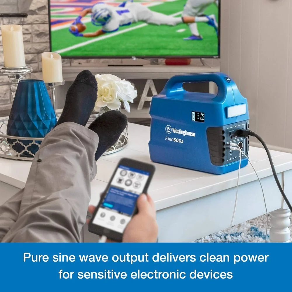 Westinghouse iGen600s Portable Power Station 600W 592Wh News.
