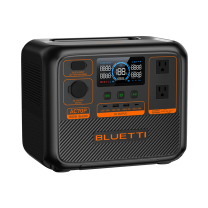 BLUETTI AC70P Portable Powers Stations | 1000W 864Wh