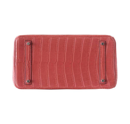 Hermes Birkin 35 Rose Indienne Matte Alligator Palladium Hardware