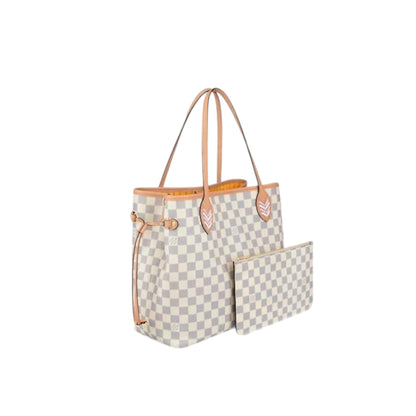 Louis Vuitton Neverfull MM Damier Azur Coated Canvas