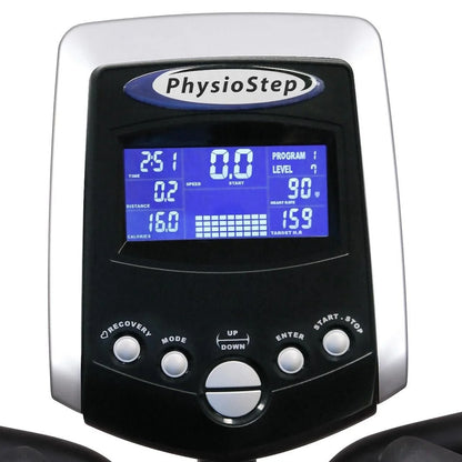 PhysioStep HXT Compact Recumbent Elliptical Cross Trainer with Fixed Seats.