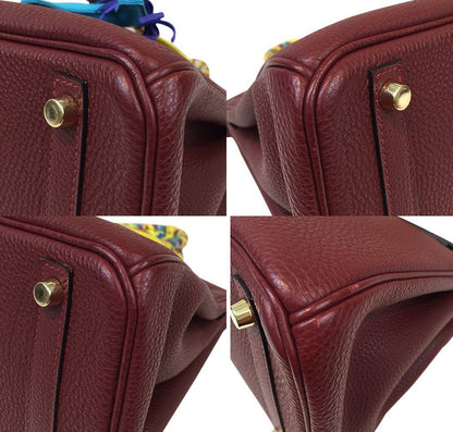Hermes Birkin 30 Rouge H Togo Leather Gold Hardware