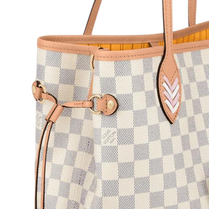Louis Vuitton Neverfull MM Damier Azur Coated Canvas