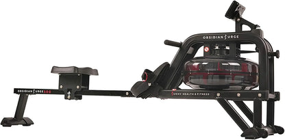 Sunny Health and Fitness Obsidian Surge Water Rowing Machines.