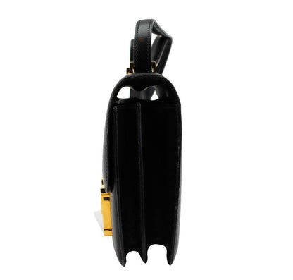 Hermes Constance 18 Black Box Leather Gold Hardware