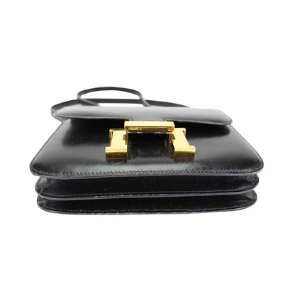 Hermes Constance 18 Black Box Leather Gold Hardware