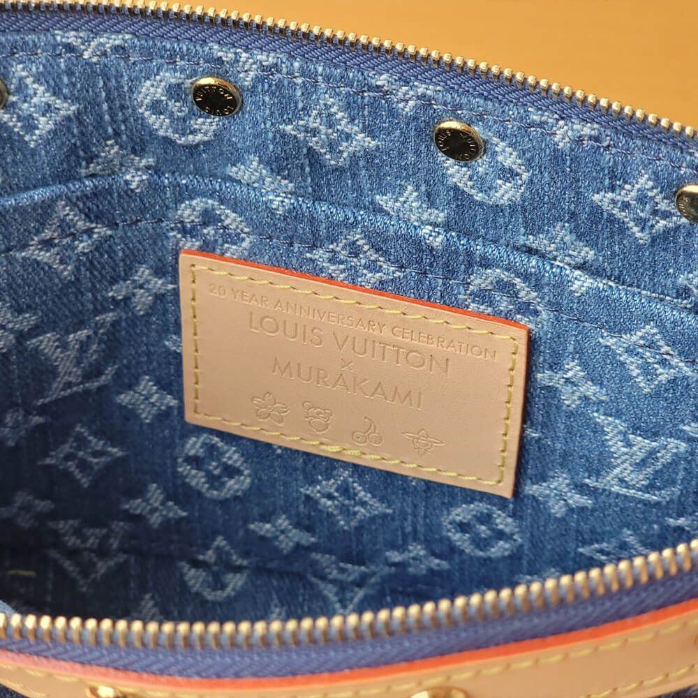 Pre Loved Louis Vuitton x Takashi Murakami Cherry Denim Pochette