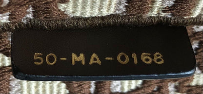 Dior Book Tote Brown Oblique Canvas Handbag