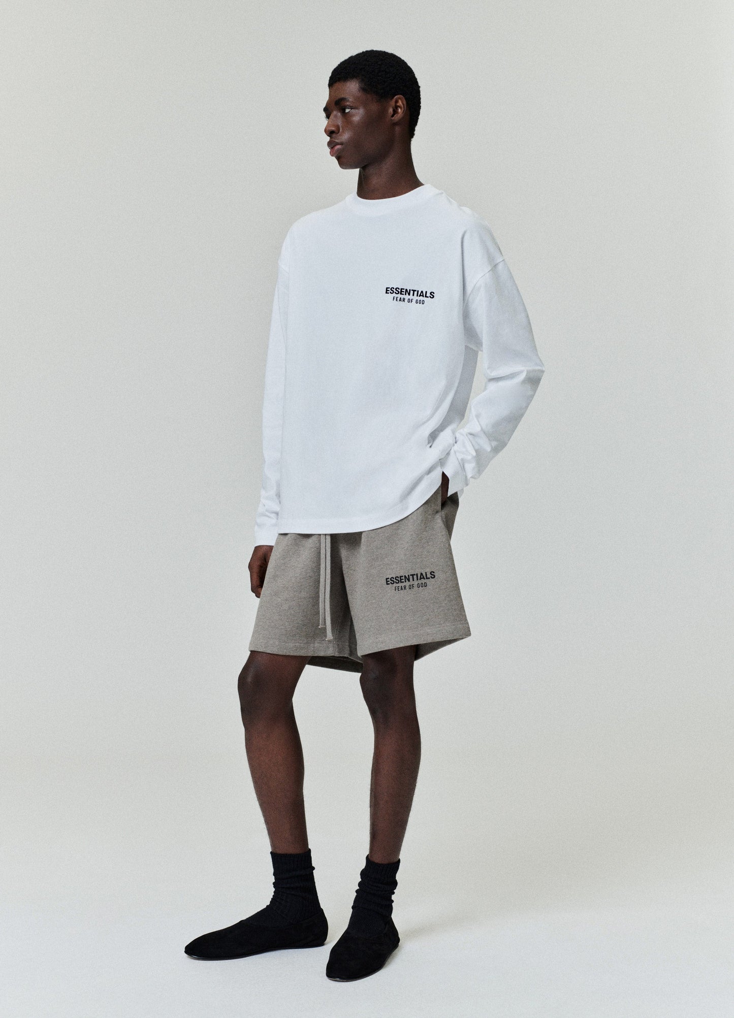 Fear of God Essentials Classic Long Sleeve Cotton Tee