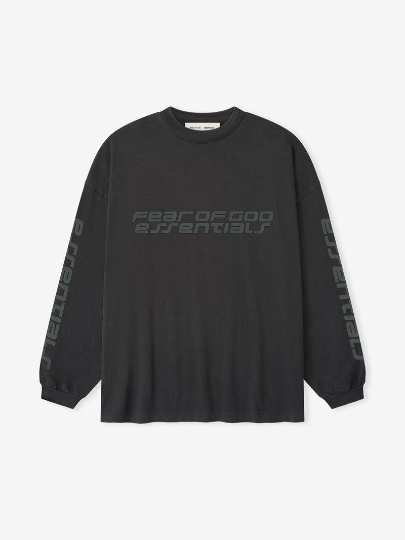 Fear of God Essentials 90s Oversized Long Sleeve Logo Tee