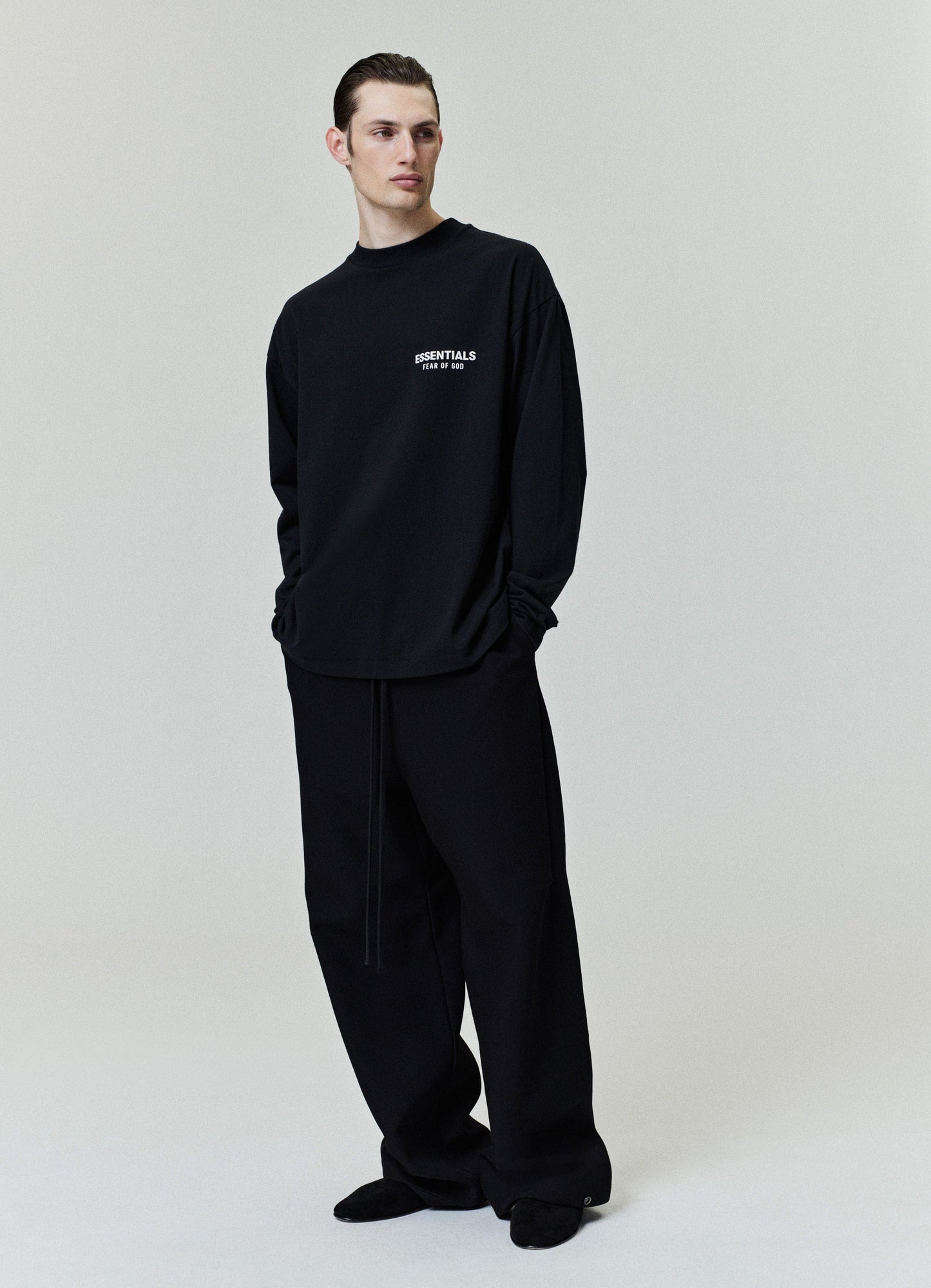 Fear of God Essentials Classic Long Sleeve Cotton Tee