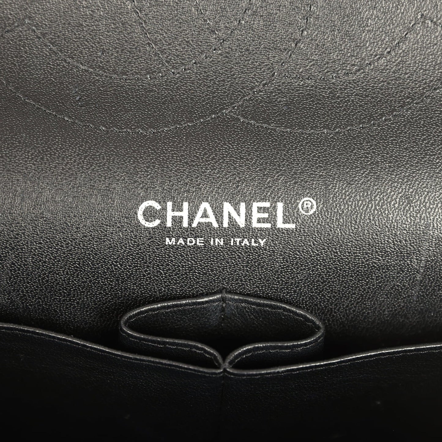 Pre-owned Chanel Jumbo Classic Double Flap Bag Black Patent Silver Hardware