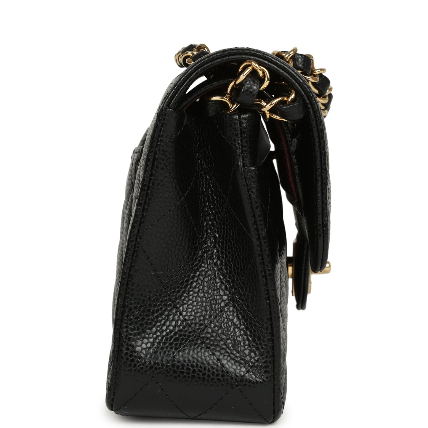 Chanel Small Classic Double Flap Bag Black Caviar Gold Hardware