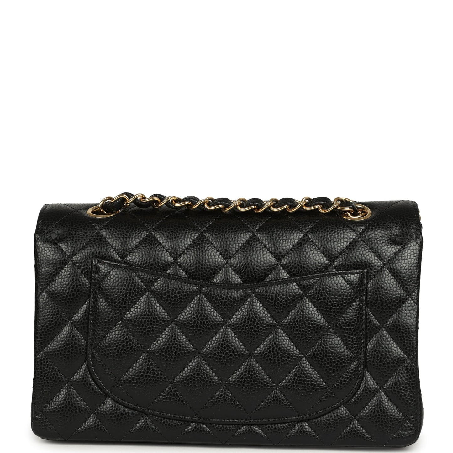 Chanel Small Classic Double Flap Bag Black Caviar Gold Hardware
