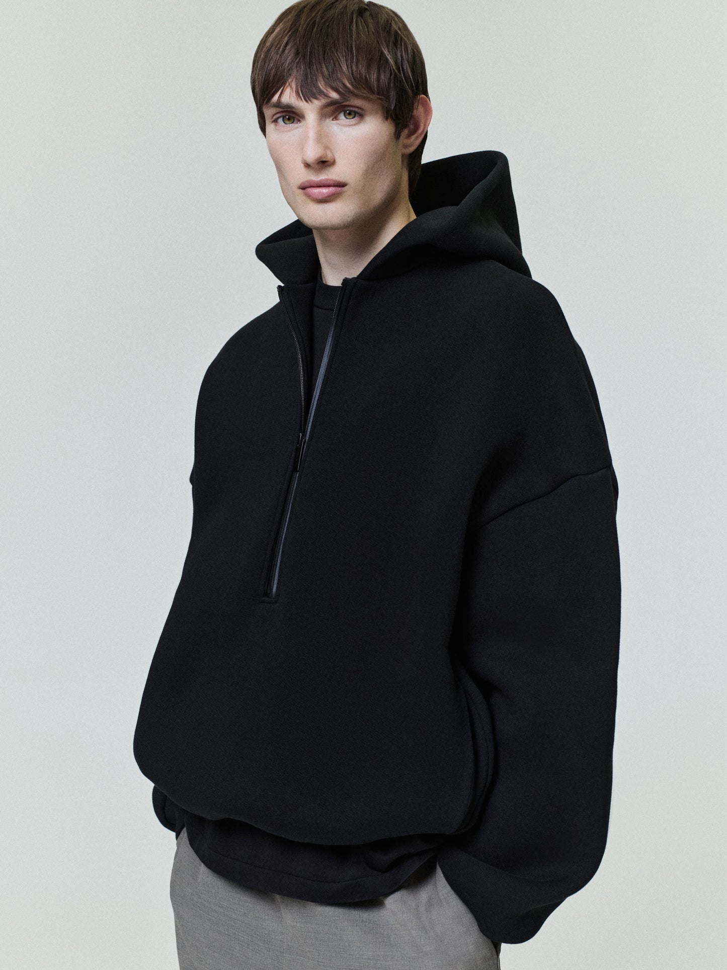 Fear of God Athletics Half Zip Hoodie - Heavy Cotton Fleece