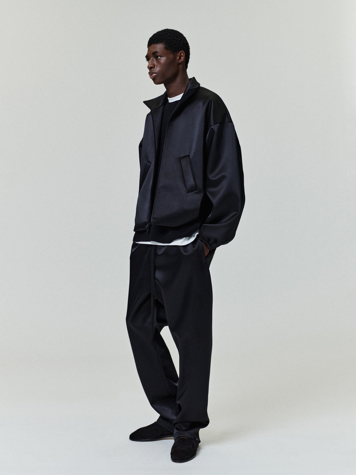 Fear of God Essentials Bonded Satin Relaxed Track Pant