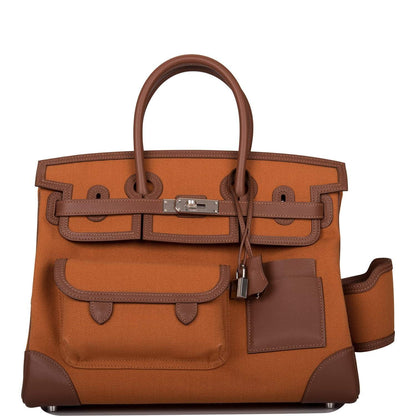 Hermes Cargo Birkin 35 Marron Inde Swift
