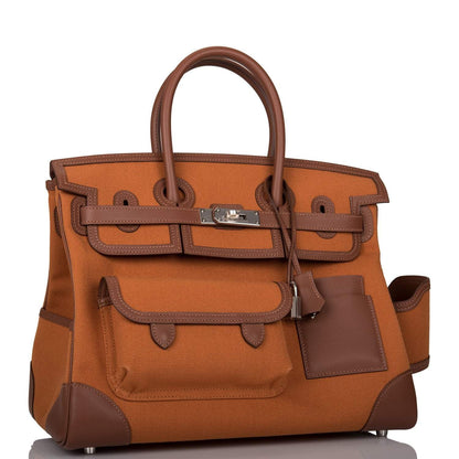 Hermes Cargo Birkin 35 Marron Inde Swift
