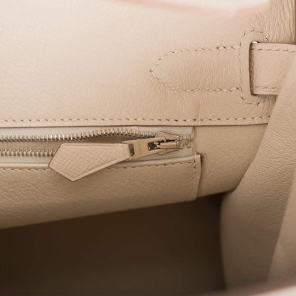Hermes Craie Epsom Birkin 30cm Palladium Hardware