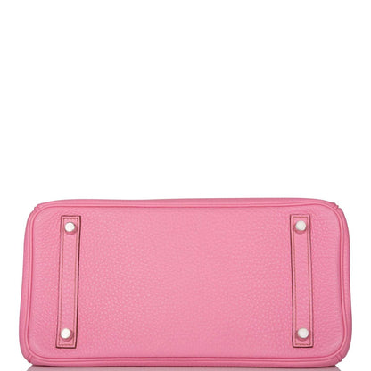 Hermes Bubblegum 5P Togo Birkin 30cm Palladium Hardware