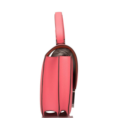Hermes Constance 24 Rose D'Ete Verso Evercolor
