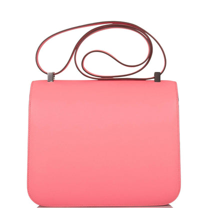 Hermes Constance 24 Rose D'Ete Verso Evercolor