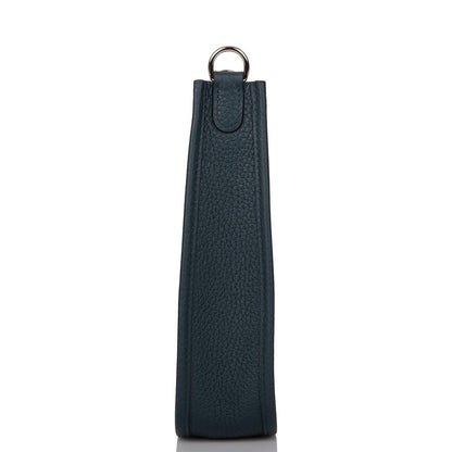 Hermes Vert Cypress Clemence Evelyne TPM Bag Palladium Hardware